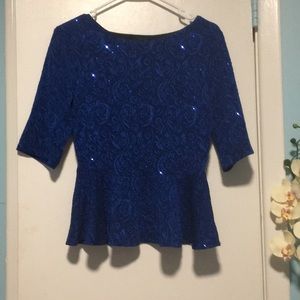 Connected Peplum Blouse